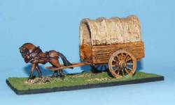 Flat Cart - covered with spoked wheels